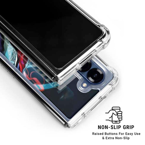 Marvel Spiderman Spiderman Armor MK IV Galaxy Z Fold6 Clear Case