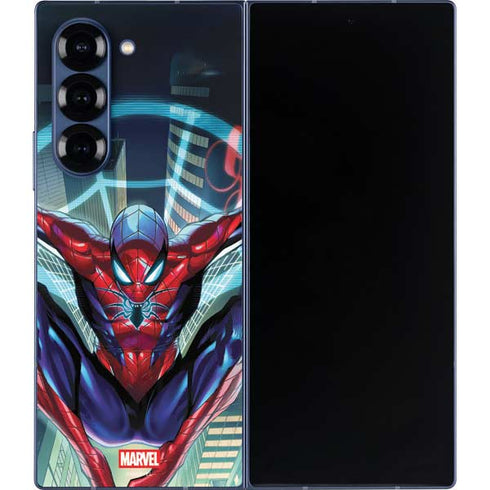 Marvel Spiderman Spiderman Armor MK IV Galaxy Z Fold6 Skin