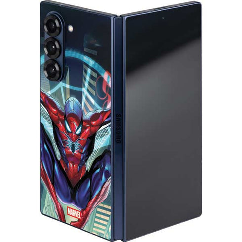 Marvel Spiderman Spiderman Armor MK IV Galaxy Z Fold6 Skin