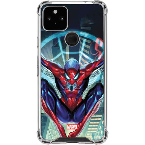 Marvel Spiderman Spiderman Armor MK IV Google Pixel 5a 5G Clear Case