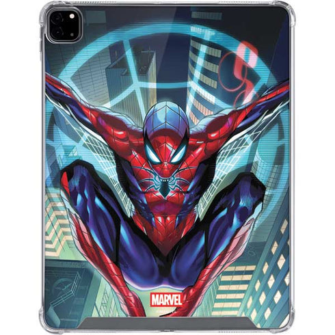 Marvel Spiderman Spiderman Armor MK IV iPad Pro 12.9in (2020) Clear Case