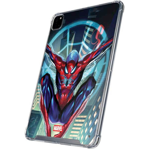Marvel Spiderman Spiderman Armor MK IV iPad Pro 12.9in (2020) Clear Case