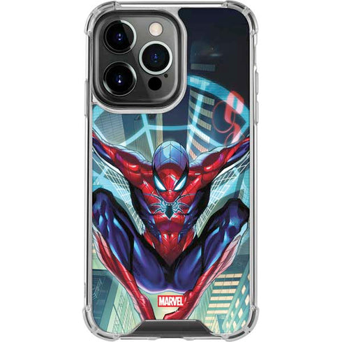 Marvel Spiderman Spiderman Armor MK IV iPhone 13 Pro Clear Case