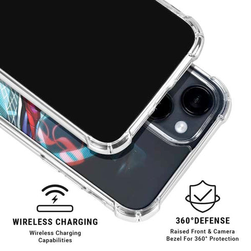 Marvel Spiderman Spiderman Armor MK IV iPhone 14 Plus Clear Case