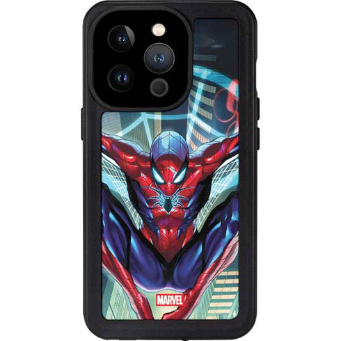 Marvel Spiderman Spiderman Armor MK IV iPhone 14 Pro Waterproof Case