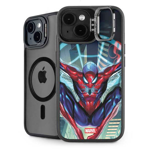 Marvel Spiderman Spiderman Armor MK IV iPhone 15 Kickstand Case