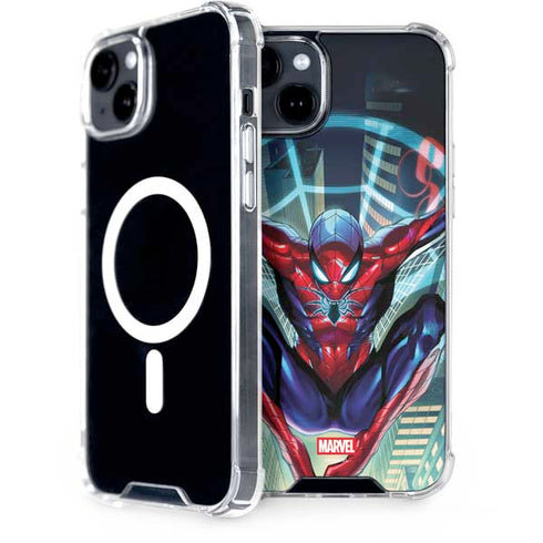 Marvel Spiderman Spiderman Armor MK IV iPhone 15 MagSafe Case