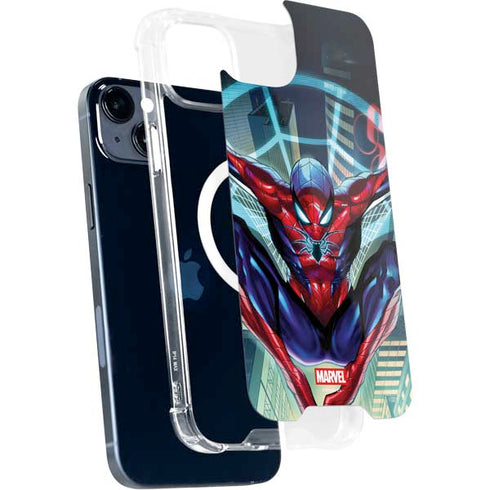 Marvel Spiderman Spiderman Armor MK IV iPhone 15 MagSafe Case