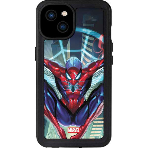 Marvel Spiderman Spiderman Armor MK IV iPhone 15 Plus Waterproof Case