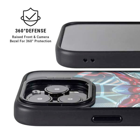 Marvel Spiderman Spiderman Armor MK IV iPhone 15 Pro Kickstand Case