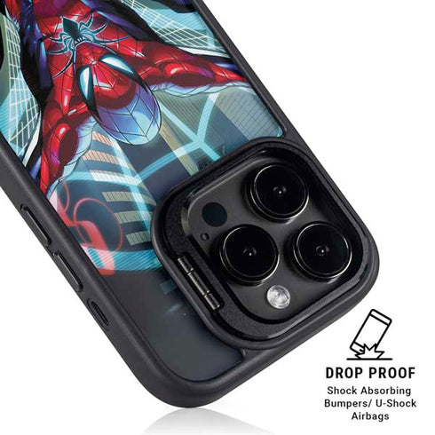 Marvel Spiderman Spiderman Armor MK IV iPhone 15 Pro Kickstand Case