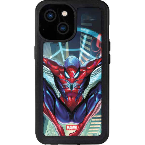 Marvel Spiderman Spiderman Armor MK IV iPhone 15 Waterproof Case