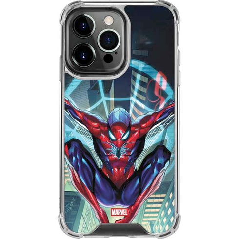 Marvel Spiderman Spiderman Armor MK IV iPhone 16 Pro Clear Case