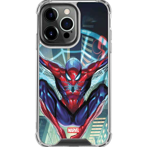 Marvel Spiderman Spiderman Armor MK IV iPhone 16 Pro Max Clear Case