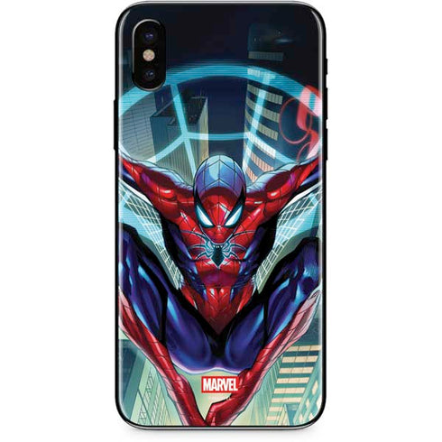 Marvel Spiderman Spiderman Armor MK IV iPhone X Skin