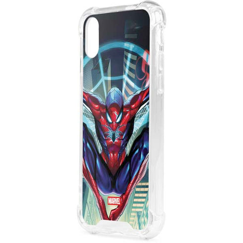 Marvel Spiderman Spiderman Armor MK IV iPhone XS Clear Case