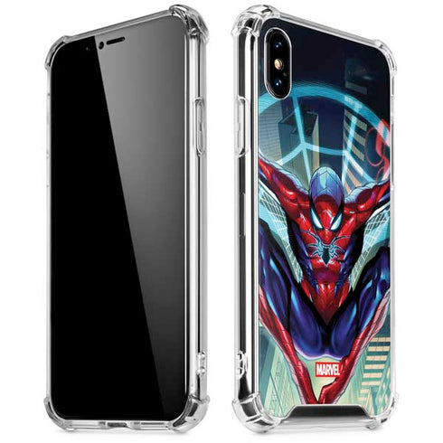 Marvel Spiderman Spiderman Armor MK IV iPhone XS Max Clear Case