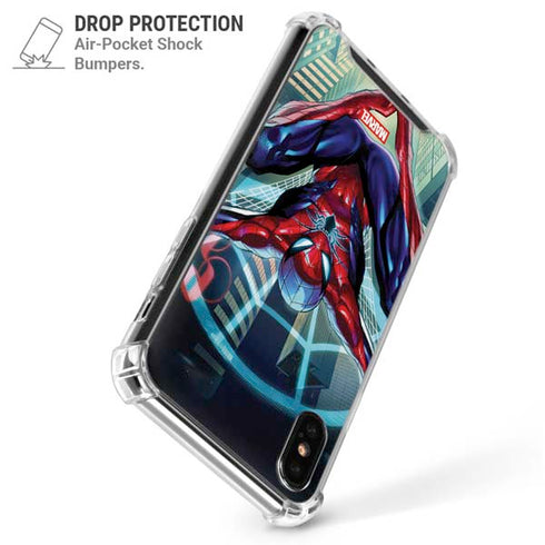 Marvel Spiderman Spiderman Armor MK IV iPhone XS Max Clear Case