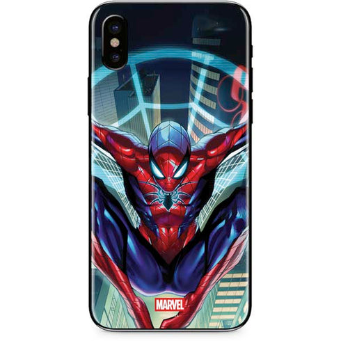 Marvel Spiderman Spiderman Armor MK IV iPhone XS Skin