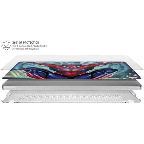 Marvel Spiderman Spiderman Armor MK IV MacBook Air 15in (2023-2025) Case plus Skin