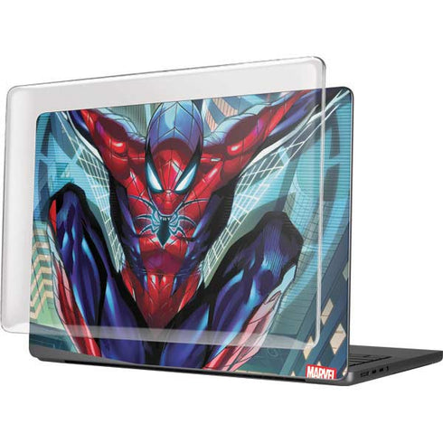Marvel Spiderman Spiderman Armor MK IV MacBook Pro 14in (2021-24) Case plus Skin