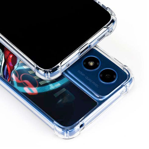 Marvel Spiderman Spiderman Armor MK IV Moto G Play 4G (2024) Clear Case