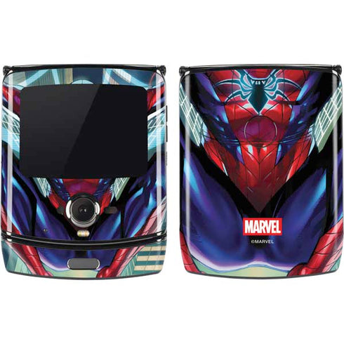 Marvel Spiderman Spiderman Armor MK IV Motorola RAZR Skin
