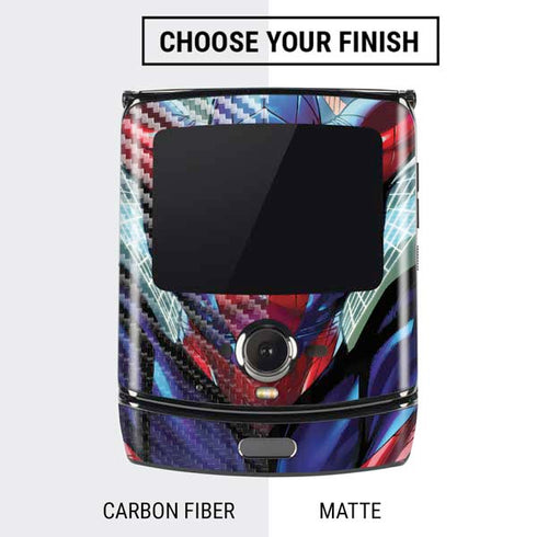 Marvel Spiderman Spiderman Armor MK IV Motorola RAZR Skin