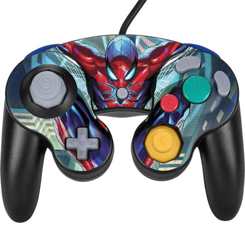 Marvel Spiderman Spiderman Armor MK IV Nintendo GameCube Controller Skin