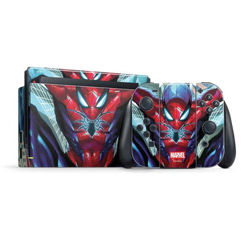 Marvel Spiderman Spiderman Armor MK IV Nintendo Switch Bundle Skin