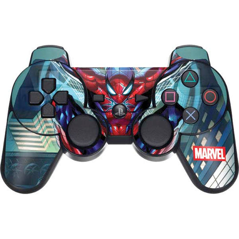 Marvel Spiderman Spiderman Armor MK IV PS3 Dual Shock wireless controller Skin