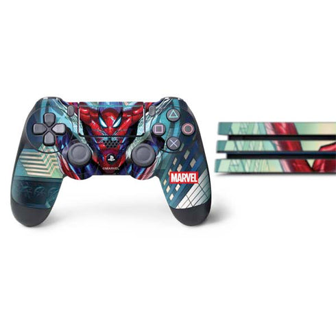 Marvel Spiderman Spiderman Armor MK IV PS4 Pro Bundle Skin
