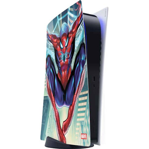 Marvel Spiderman Spiderman Armor MK IV PS5 Digital Edition Console Skin
