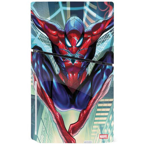 Marvel Spiderman Spiderman Armor MK IV PS5 Slim Disk Bundle Skin