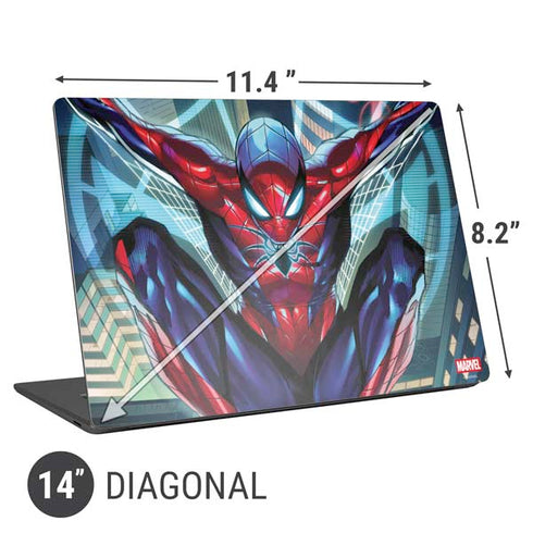 Marvel Spiderman Spiderman Armor MK IV Universal Laptop 14in (11.4 x 8.2in) Skin