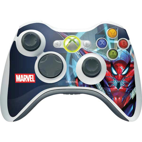 Marvel Spiderman Spiderman Armor MK IV Xbox 360 Wireless Controller Skin