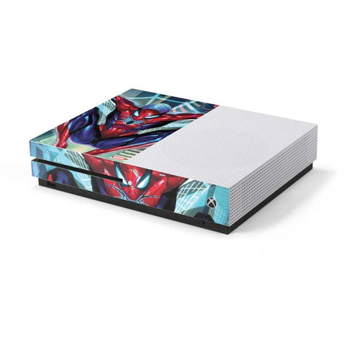 Marvel Spiderman Spiderman Armor MK IV Xbox One S Console Skin