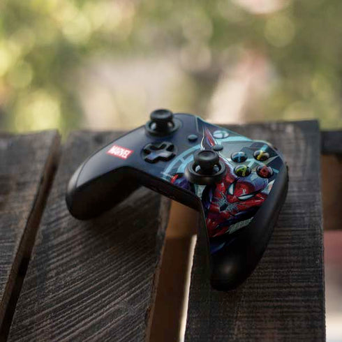 Marvel Spiderman Spiderman Armor MK IV Xbox One S Controller Skin