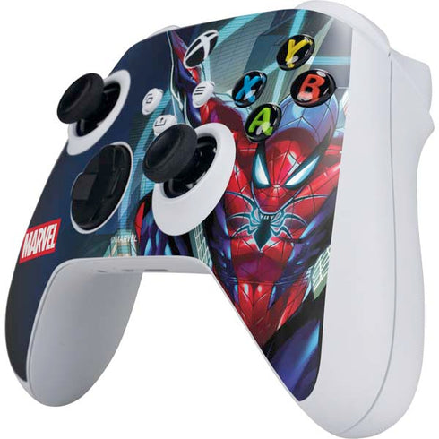Marvel Spiderman Spiderman Armor MK IV Xbox Series S Controller Skin