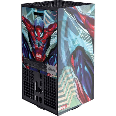 Marvel Spiderman Spiderman Armor MK IV Xbox Series X Console Skin