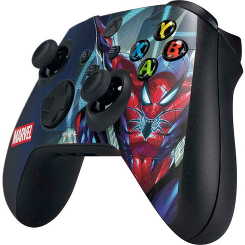 Marvel Spiderman Spiderman Armor MK IV Xbox Series X Controller Skin