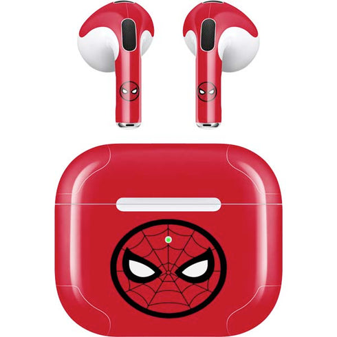 Marvel Spiderman Spiderman Emblem Apple AirPods (3rd Gen 2021) Skin
