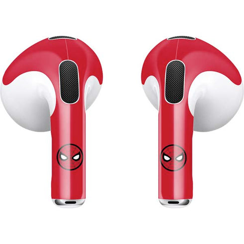 Marvel Spiderman Spiderman Emblem Apple AirPods (3rd Gen 2021) Skin