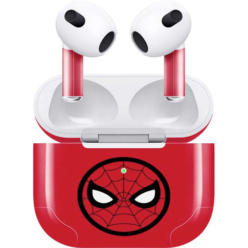 Marvel Spiderman Spiderman Emblem Apple AirPods (3rd Gen 2021) Skin