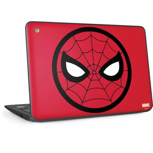 Marvel Spiderman Spiderman Emblem HP Chromebook Skin