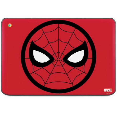 Marvel Spiderman Spiderman Emblem HP Chromebook Skin