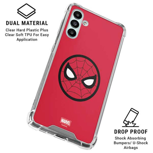 Marvel Spiderman Spiderman Emblem Galaxy A13 5G Clear Case