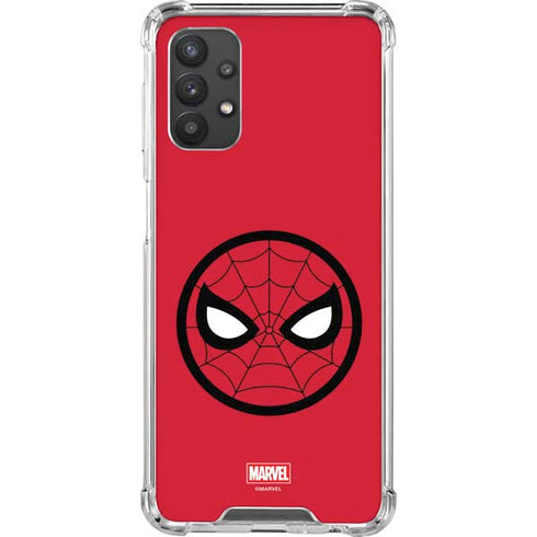 Marvel Spiderman Spiderman Emblem Galaxy A32 5G Clear Case