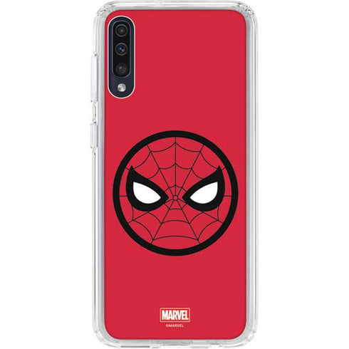 Marvel Spiderman Spiderman Emblem Galaxy A50 Clear Case