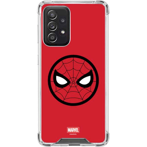 Marvel Spiderman Spiderman Emblem Galaxy A52 5G Clear Case